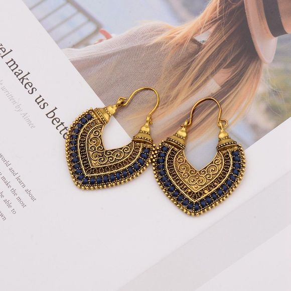 🌺Ancient Style Tibetan Filigree Gypsy Earring - Picture 2 of 14